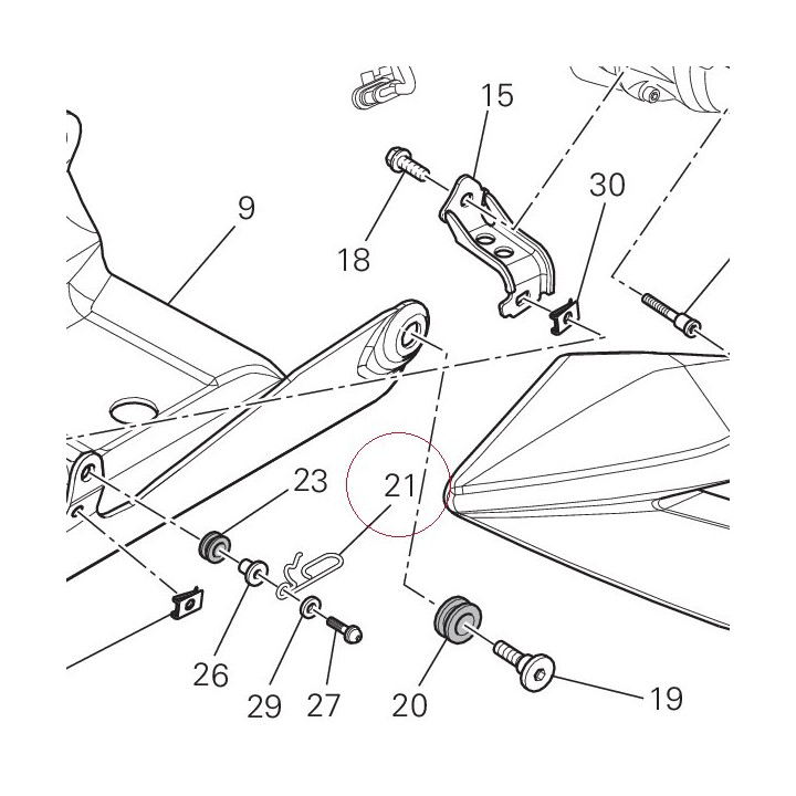 Hose guide 88110731A