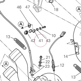 Guide, cable 88110781A