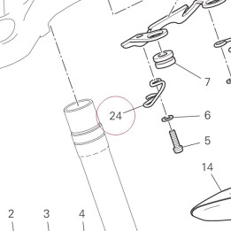 Hose guide 88110931A