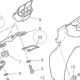 Hose guide 88110961A