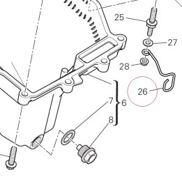 Guide, cable 88111081A