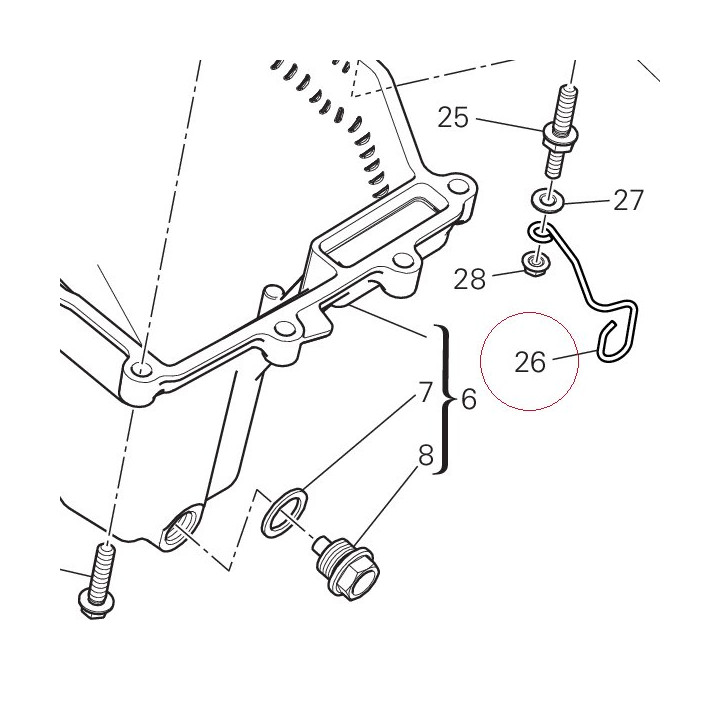Guide, cable 88111081A