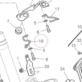 Hose guide 88111161B