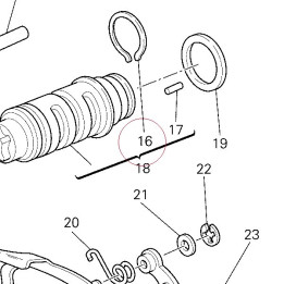 Needle retaining ring 88210061A