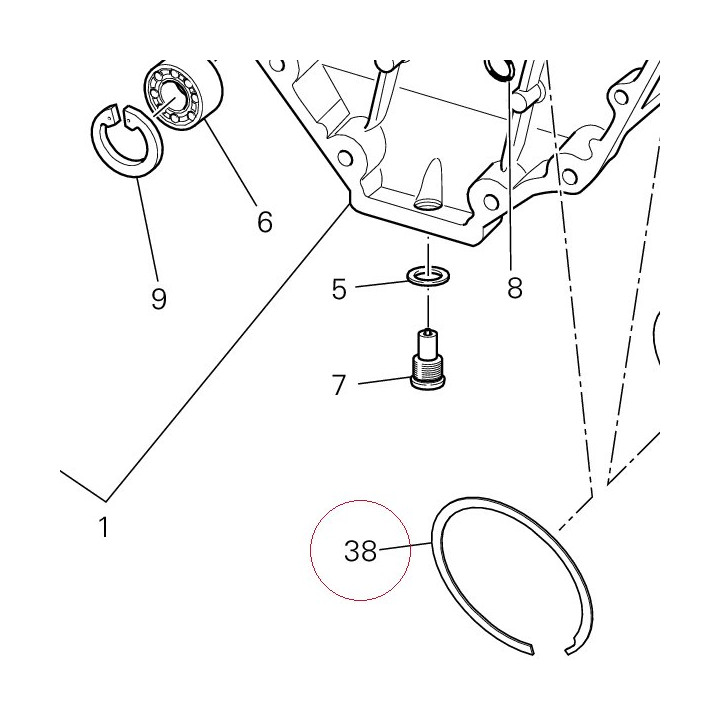 Spring ring 88410121A