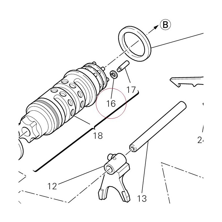 Needle retaining ring 88450481A