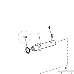 O-ring 15.47X3.53 88640761A