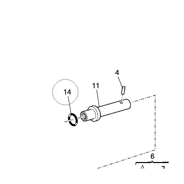 O-ring 15.47X3.53 88640761A