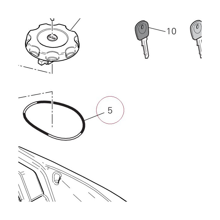 O-ring 94.62X5.34 88641301A