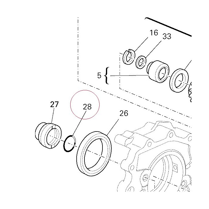 O-ring 88650071A