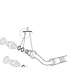 O ring 8x1 88650151A