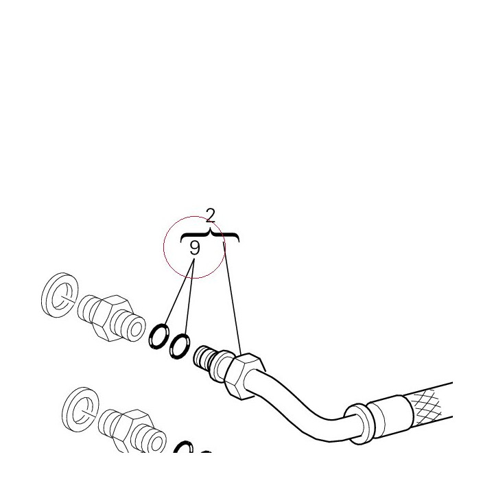 O ring 8x1 88650151A