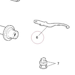 Spanner for adjusting the steering sleev 887131037