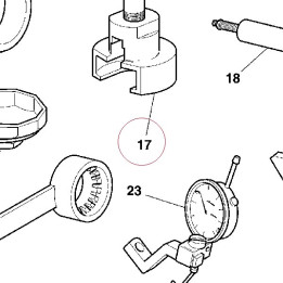 Extractor for primary drive gear 887131178