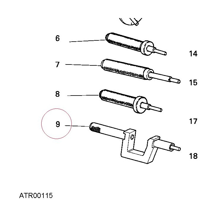 Seal ring driving tool 887131429