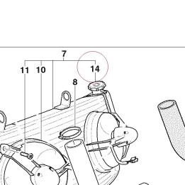 Cap, radiator 89310031A