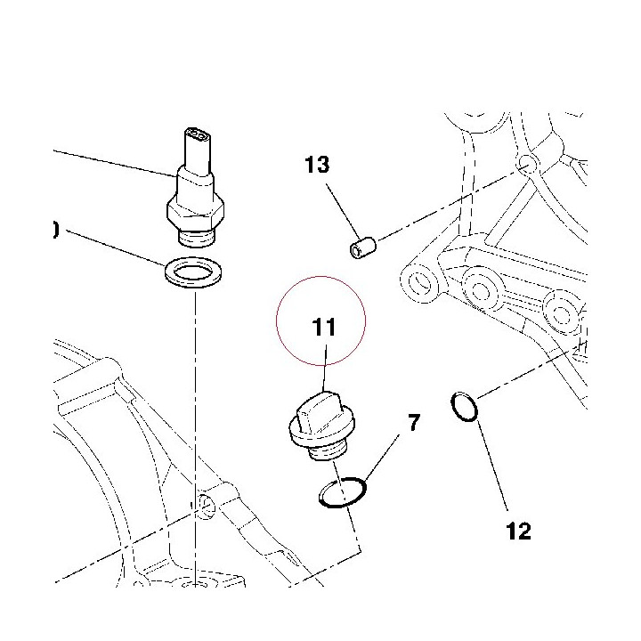 Oil filling cap 89310051A