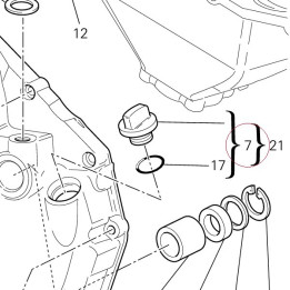 Oil filling cap 89320131A
