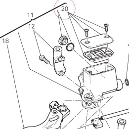 The brake cap 89340091A