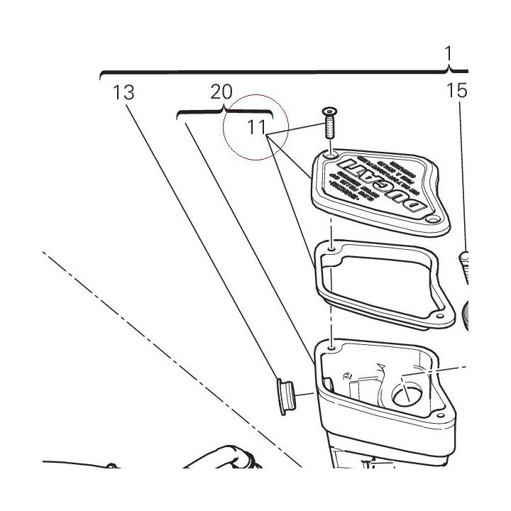 Tank cap 89340121A