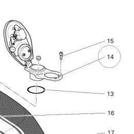 Cap set, fuel tank 89510071B
