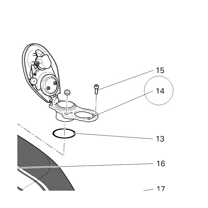 Cap set, fuel tank 89510071B