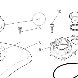Cap set, fuel tank 89520181A