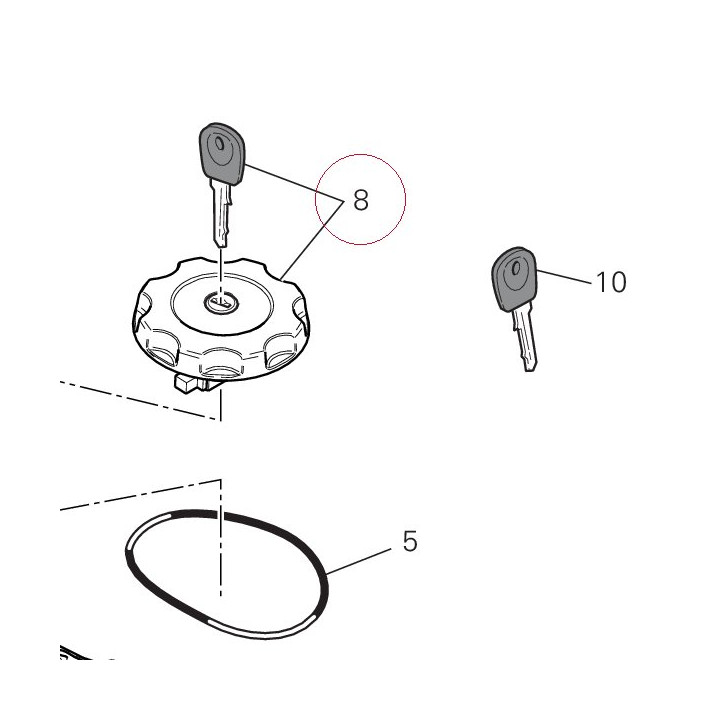 Tank cap 89520182A