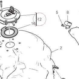Cap set, fuel tank 89520421A