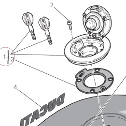 Tank cap complete 89520441A