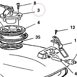 Tank cap 89540021A