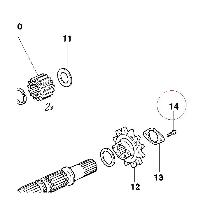 Screw te M5X0.8X16 CH8 8A0067997
