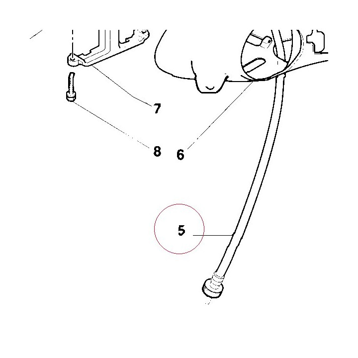 Speedometer cable 8A0070130