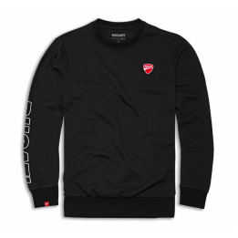 Sweat-shirt ras de cou Ducati Logo noir