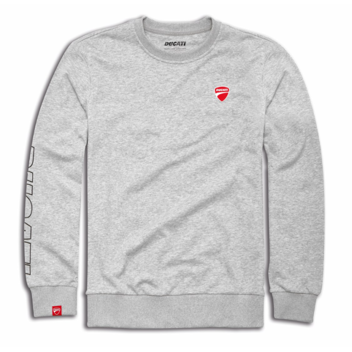 Sweat-shirt ras de cou Ducati Logo noir