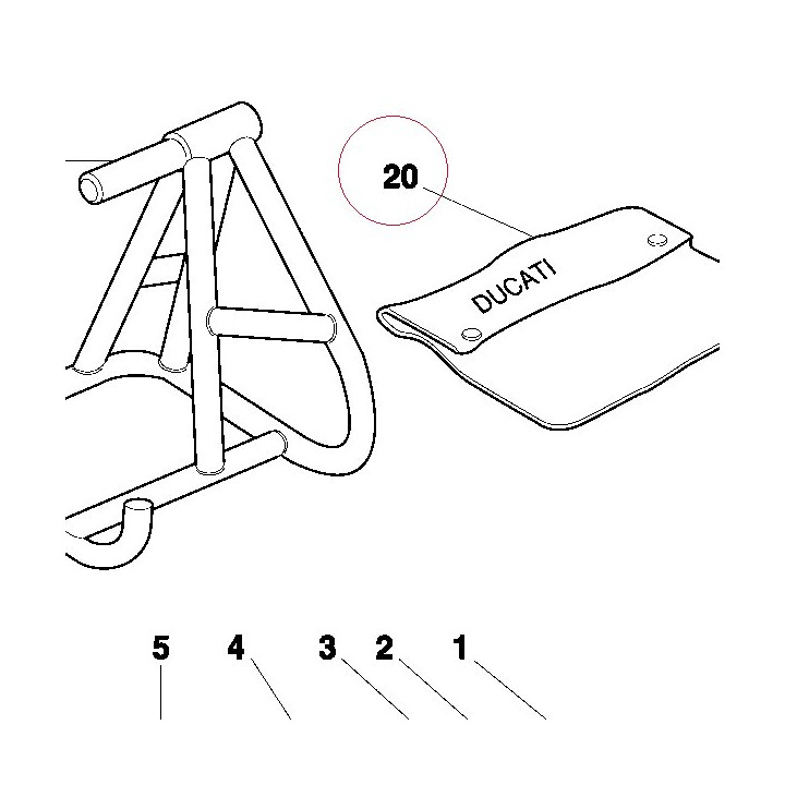 Motrocycles cover canvas 91910012B