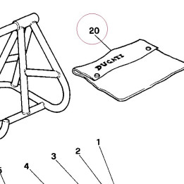 Motrocycles cover canvas 91910021A