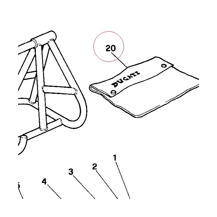 Motrocycles cover canvas 91910021A