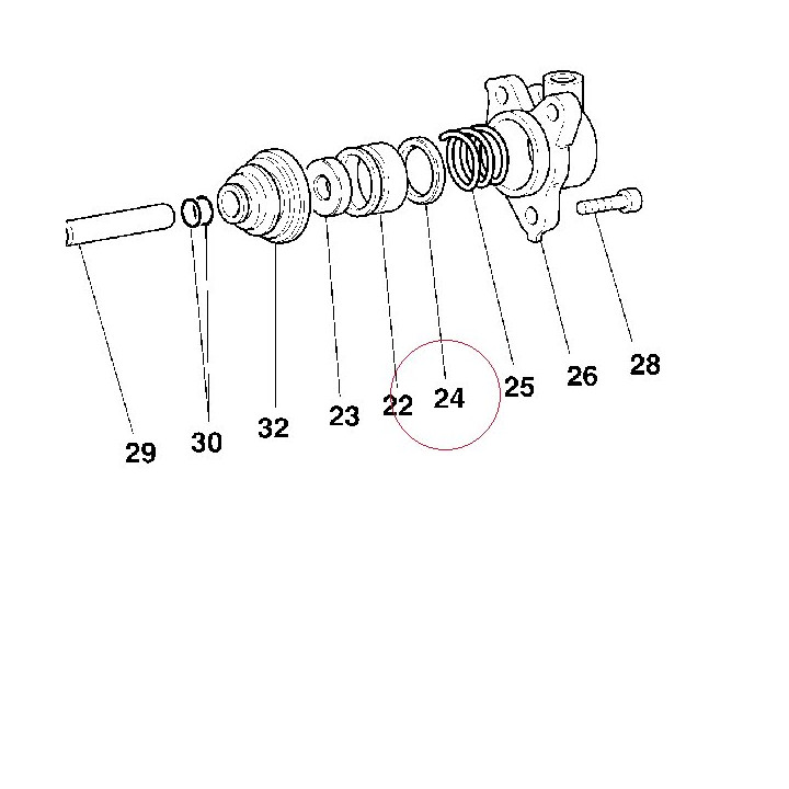Oil seal 93040091A