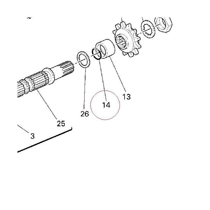 O-ring 93040231A
