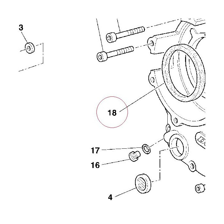 Oil seal 93040701A