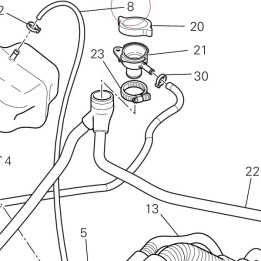 Breather pipe 93410061A