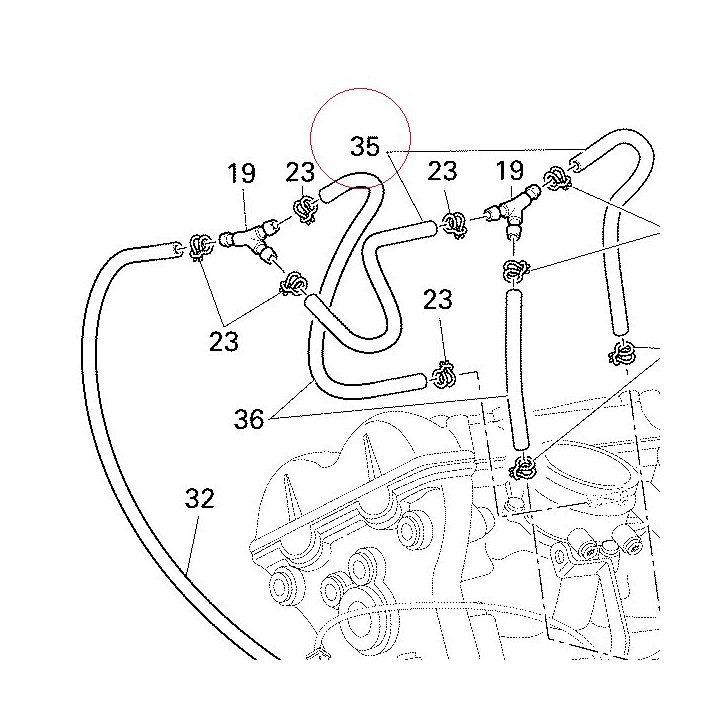 Breather pipe 93410081A