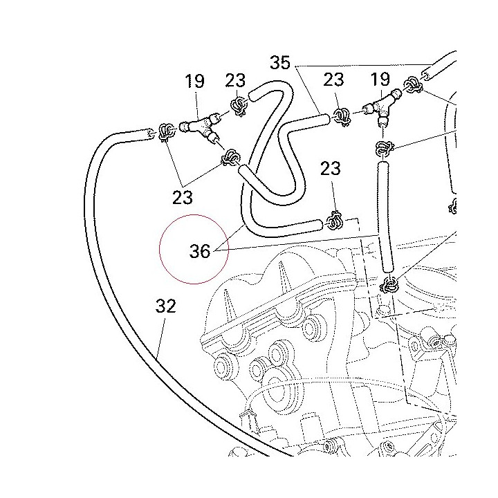 Breather pipe 93410091A