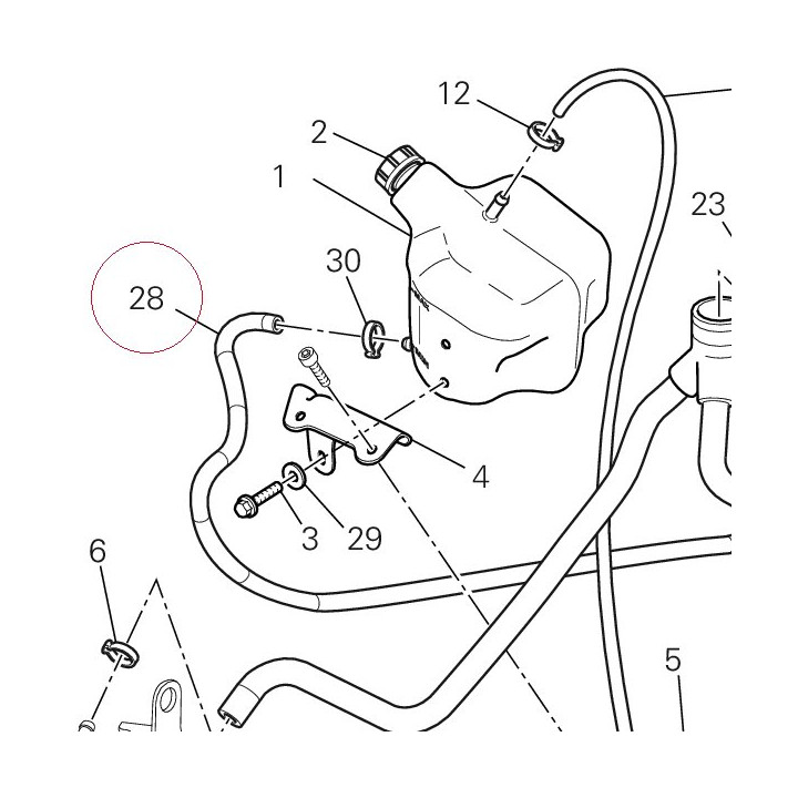 Breather pipe 93410123A