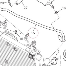 Hose, drain 93410161A