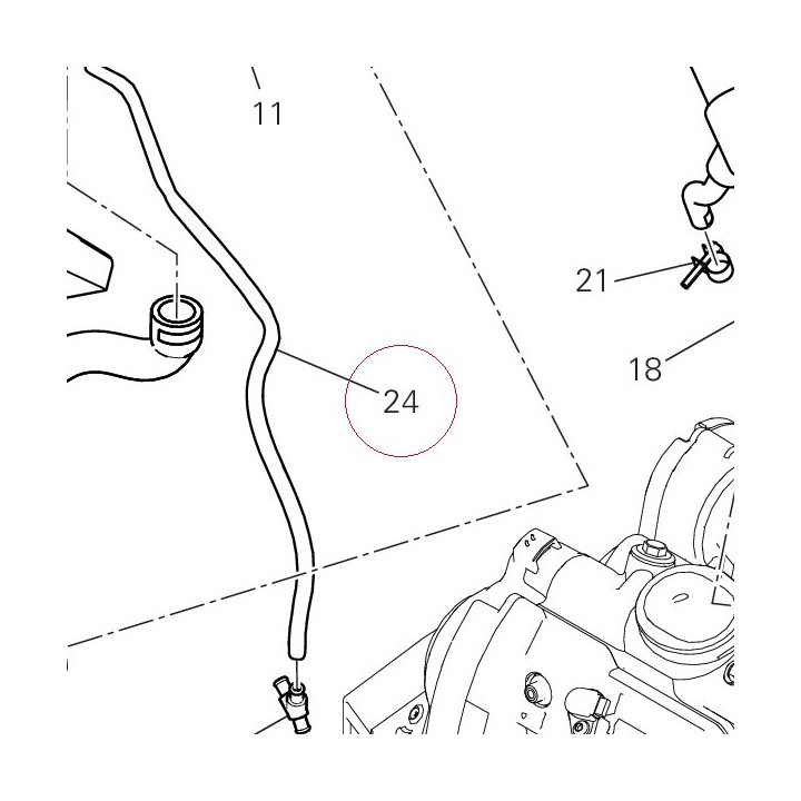 Breather pipe 93410261A