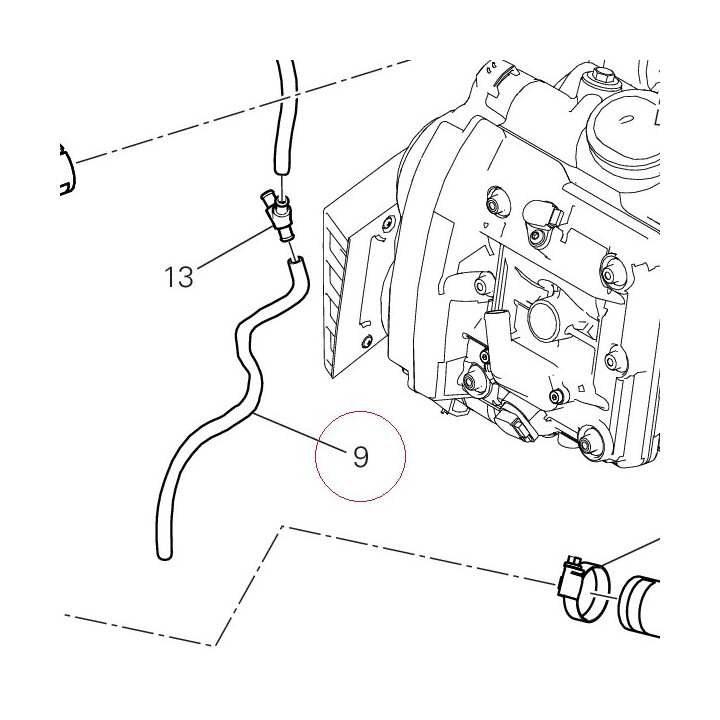Breather pipe 93410271A