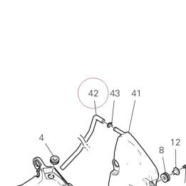 Hose, drain 93410342A
