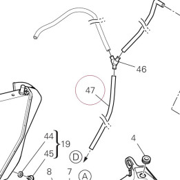 Hose, drain 93410531A